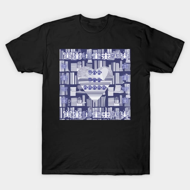 All I need is tea and books. T-Shirt by The Friendly Introverts